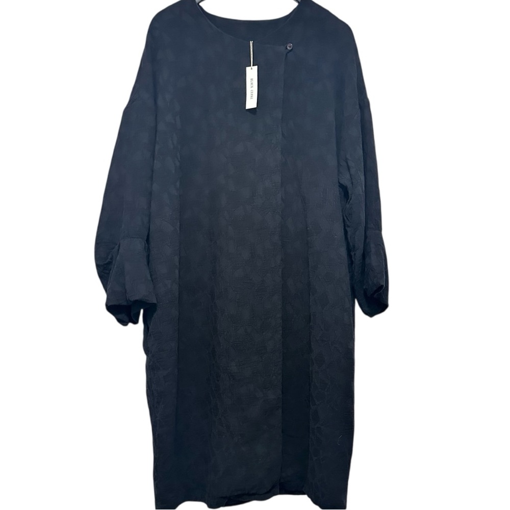 NWT- Women’s Black Crane Jacquard Cocoon Jacket - Picture 3 of 7